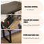 Bureau rectangulaire en bois massif noir-886443564