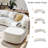 Grandon 162" Modern 6-Piece Modular Sectional Sofa with Two Ottomans-349374744
