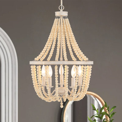 Lustre empire unique à 5 lumières