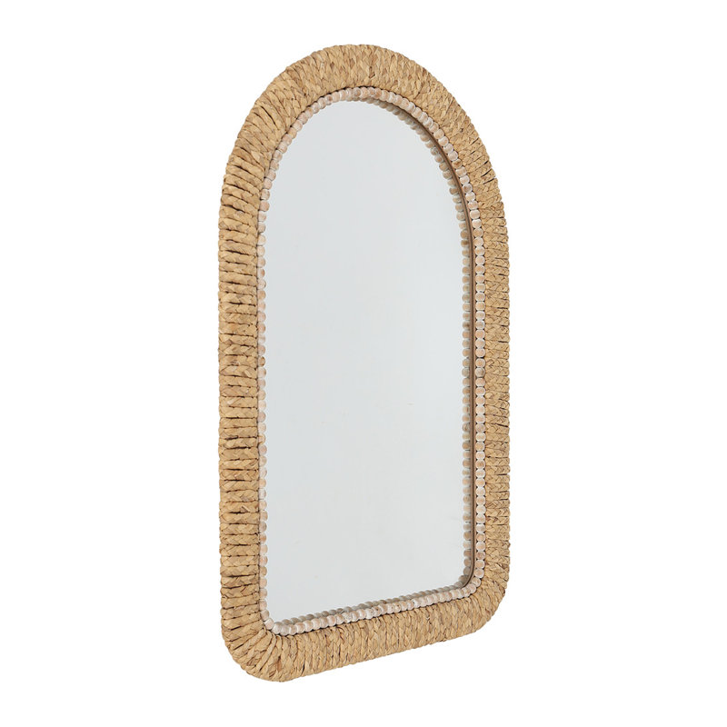 Kohlmeier Rattan Boho Wall Mirror
