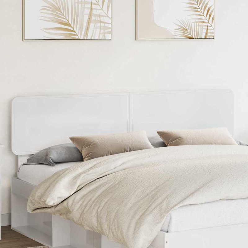 Headboard, King, Gloss White