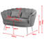 2 - Piece Velvet Living Room Set