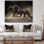 Animaux, chevaux, galop dans le désert, impression-35111691-35111694