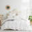 Nayoroom Rustic French Style Textured Flower Pinch Pleated Duvet Cover Set Solid Luxury Bedding Sets-1172858622-1172858623