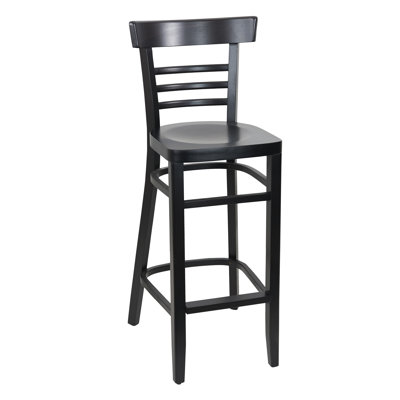 Giulia Counter Stool with Solid Wood Frame