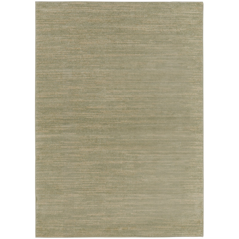 Nourison Essentials Green/Gold Indoor/Outdoor Area Rug, Rectangle 5' x 7'