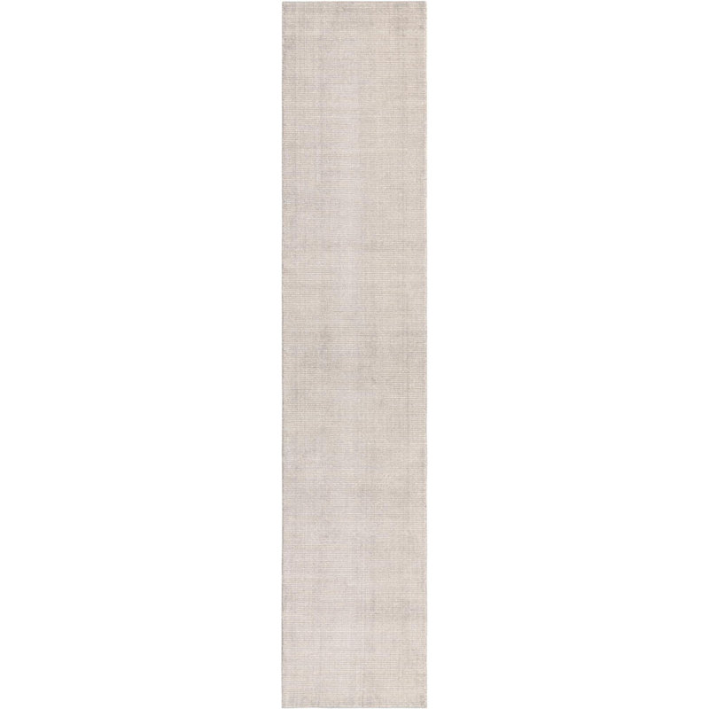 Tapis uni / rayé couleur gris-ivoire Manoir Liabah, L 66 po x L 72 po