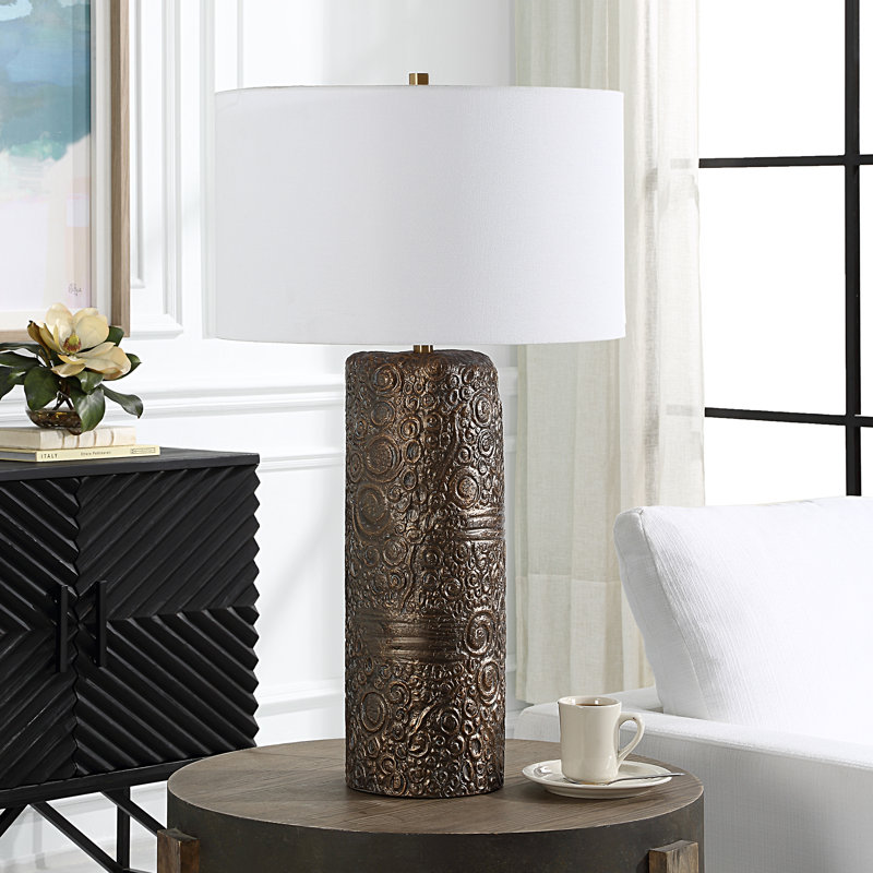 Lampe de table en laiton Tearria