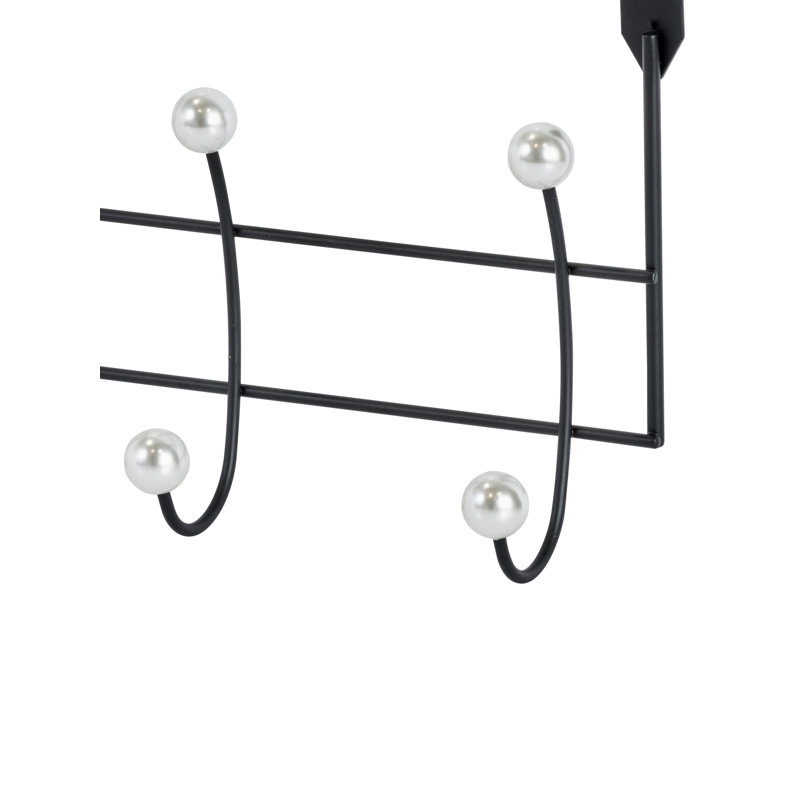 Akoya Over Door Storage Hooks, Matte Black