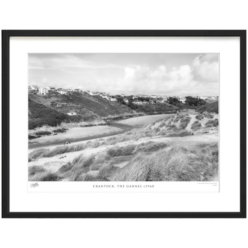 Crantock, The Gannel C1960 - Single Picture Frame Print, 28cm H x 36cm W x 2.3cm D