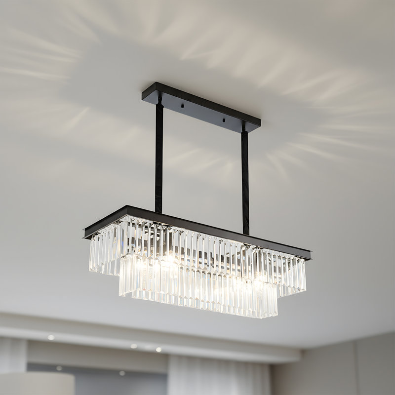 1 - Light Black Crystal Pendant