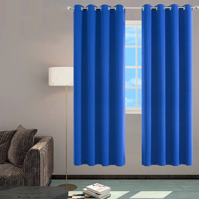Paire de rideaux occultant avec œillets 54 po x 84 po