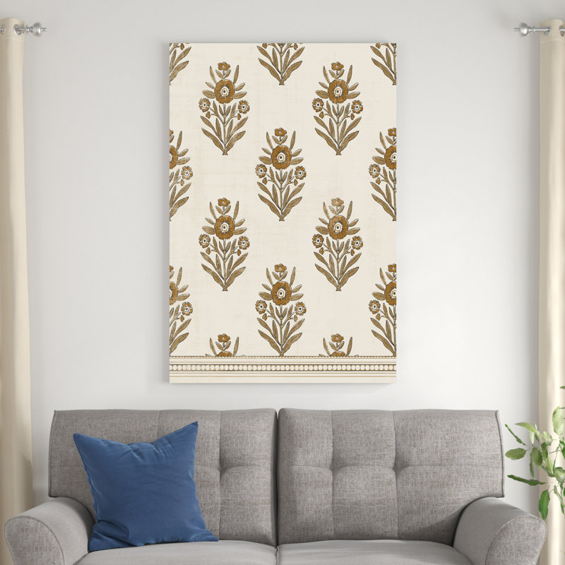 Impression en bloc Blooms II, H 48 po x l 32 po x P 1,25 po