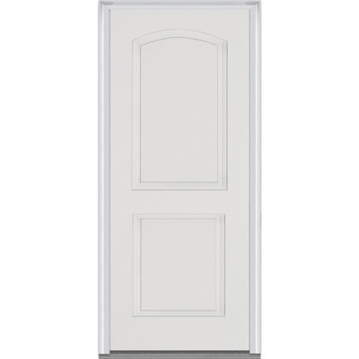 Portes d'entrée avant en fibre de verre pré-percée