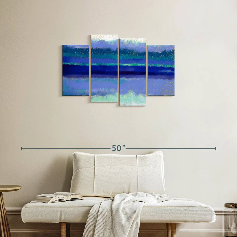 Vagues bleues Avery, H 22 po x l 36 po