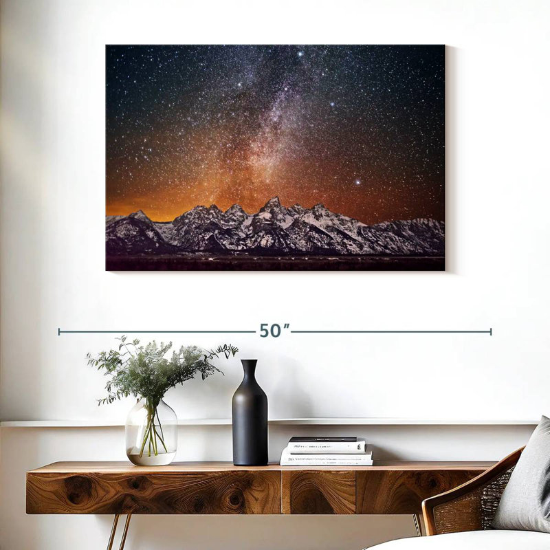 Oberle Voie Lactée sur Grand Teton, H 26 po x l 39 po