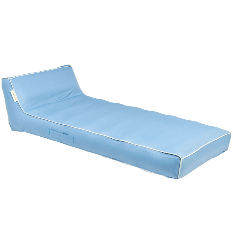 Chaise longue de luxe: Bleu La Mer Med