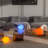 LED Oblate Ball Light, RGB Color Changing Lamp, Rechargeable Bar Table Decor Light with Remote Control-969827707