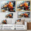 «Abstract Train Translucent Rhythms I», reproduction sur toile-1699330263-1699330260