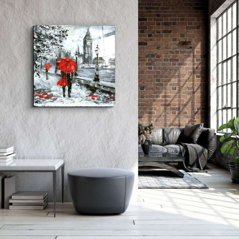 Elegant Decorative Tempered Glass Painting, 40 x 40 Inches | 100% Tempered Glass, Thickness: 0.16 Inches | UV Printing for Vibrant Colors & Durability | Perfect for Home Decor & Art Enthusiasts