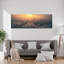 «Golden City Above Clouds Dramatic Dreamy Peaceful City Sunrise», art mural-2086507694