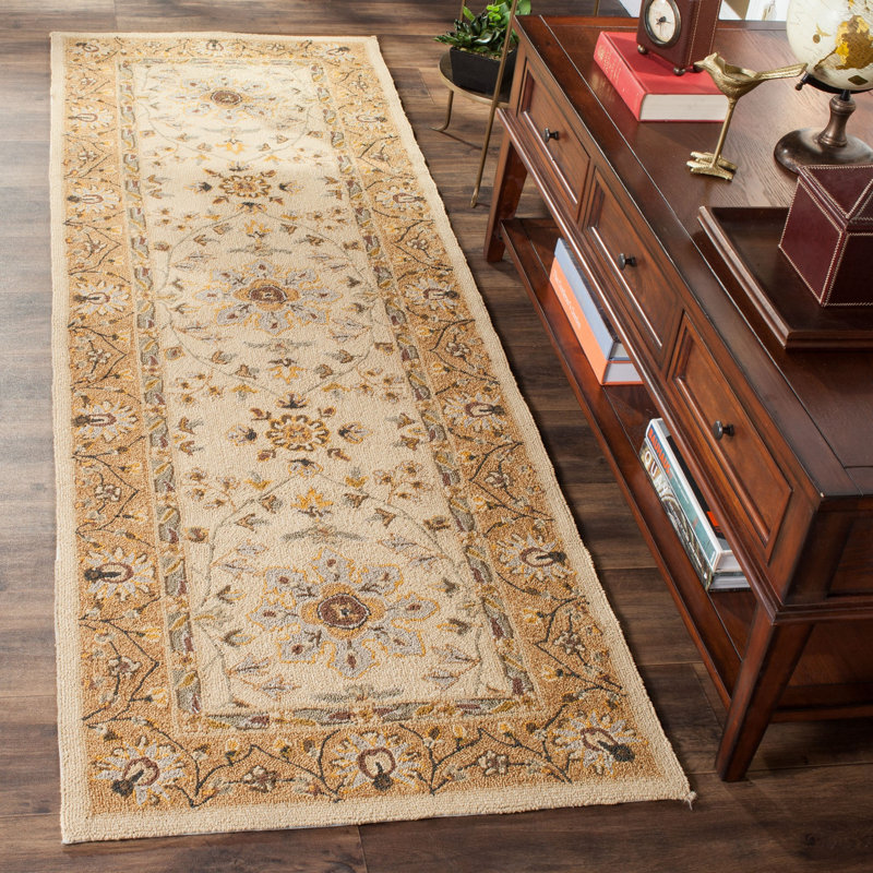 Amitola Hand Hooked Performance Oriental Rug, Runner 2'6" x 8'