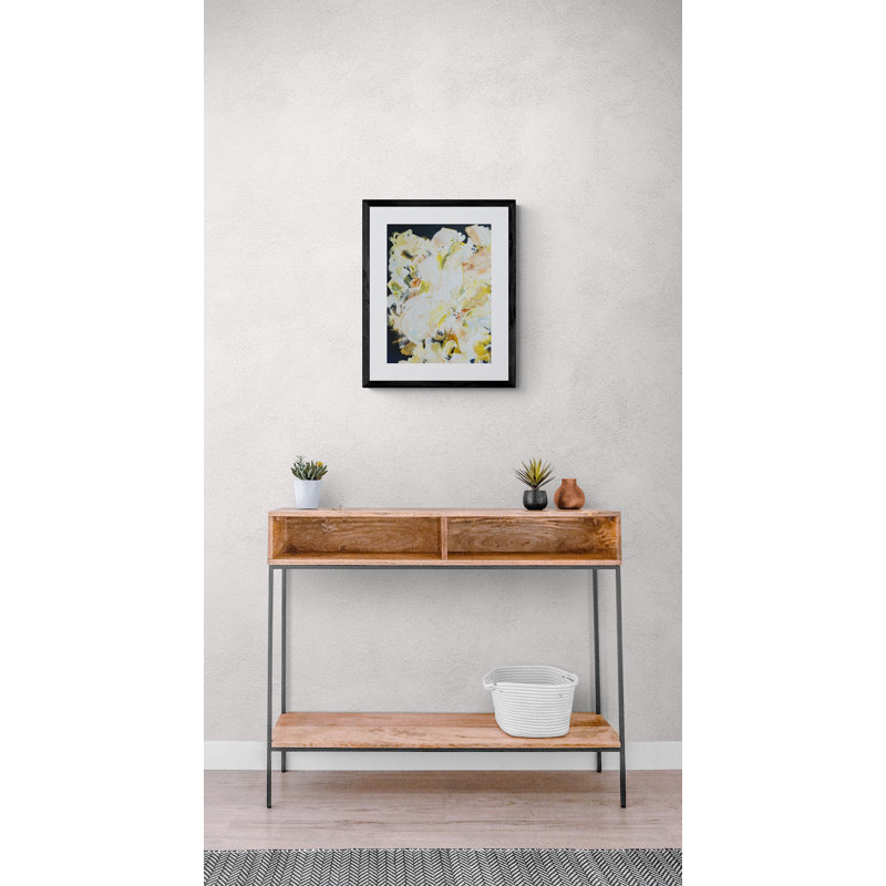 366 Summer In Tuscany Print by Anne B. Schwartz, Black Framed Paper, 20" H x 16" W