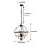 Lentz 4 - Light Brown/Black Pendant
