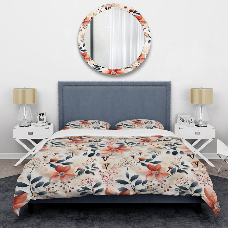 Ensemble de housse de couette Delicate Neutrals III, Housse de couette pour très grand lit et 2 très