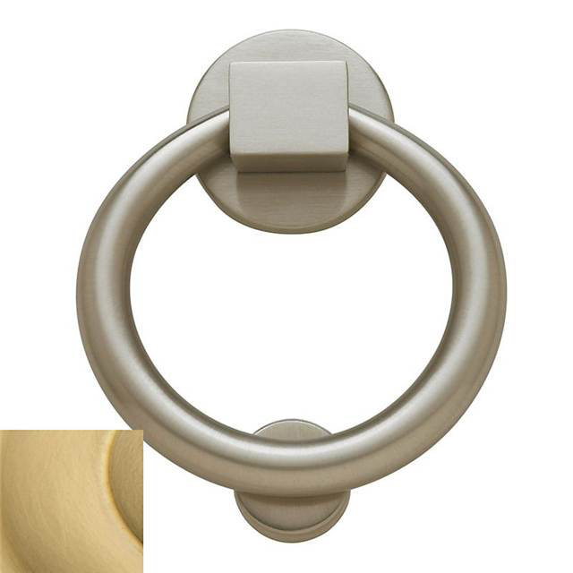 Ring Door Knocker, Satin Brass