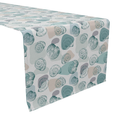 Rectangular Nautical Cotton Twill Table Runner