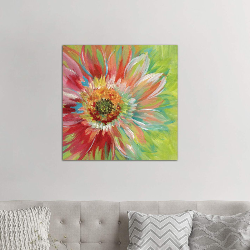 Bright Sunburst by Nan - Wrapped Canvas Painting, 93.98 cm H x 93.98 cm W x 1.91 cm D