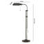 Lampe sur pied arquée / arquée 46 po Trishawna-450523557-450523556
