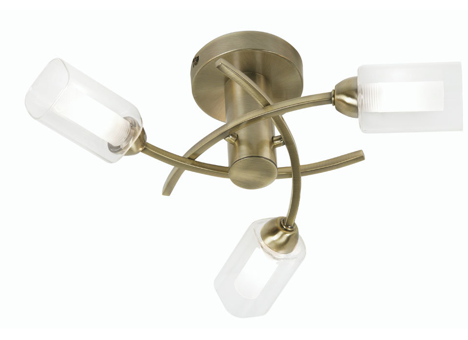 Glass Semi Flush Mount