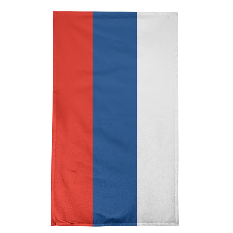 Stripe Tea Towel Kitchen Towel, Cotton Twill, Red/Blue/White Toronto Baseball