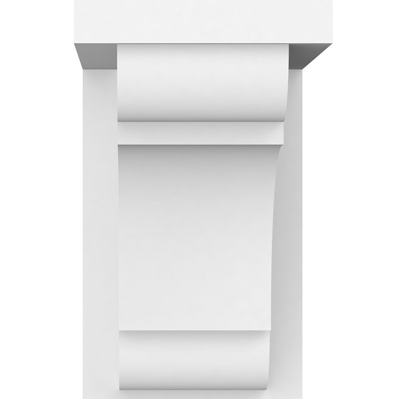 Support standard en PVC de qualité architecturale Bryant, H 5 po x l 3 po x p 5 po
