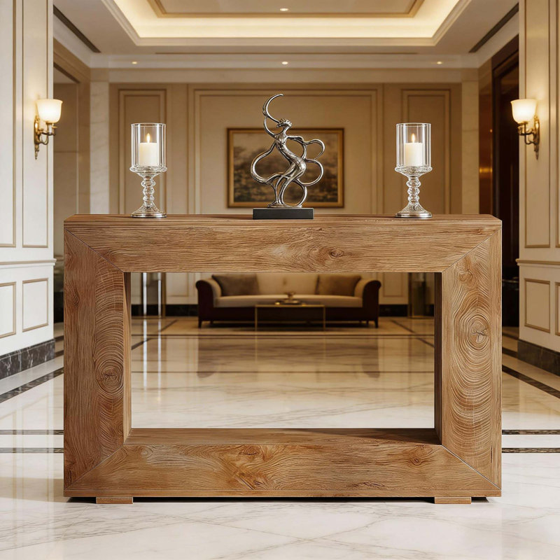 Modern Farmhouse Console Table with Rustic Charm