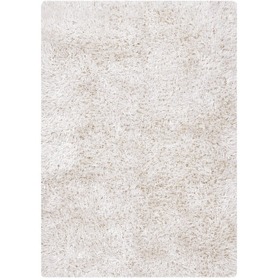 Tapis d'intérieur en polyester à poils longs fabriqué à la main Arden