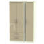 Yvette 3 Door Manufactured Wood Wardrobe-18860328-23704023