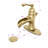 Single-handle Bathroom Faucet with Drain Assembly-100785468
