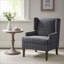 Chaise d'appoint rembourrée pour adultes Decker, siège d'appoint moderne pour le bureau de la chambre à coucher du salon