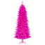 Vickerman 4.5' x 24" Hot Pink Artificial Pre-Lit Christmas Tree with 250 Pink LED Mini Lights, 437 Realistic PVC Tips, 6' Step On/Off Power Cord and Folding Metal Tree Stand.  Assembly is required.-1389488375-1389488267-1389488271