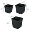 Pot de fleurs carré en plastique avec drainage (pots de 5)-808850931