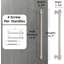 Paquet de 10 poignées d'armoire, poignées de tiroir en alliage de zinc massif, quincaillerie de cuisine et de commode moderne avec filetage profond-114880718-114880708