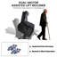 Fauteuil inclinable à deux moteurs avec chauffage et massage, capacité de 350 lb, porte-gobelets cachés et télécommande-1833681493