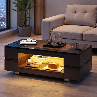 Four Leg Coffee Table with Storage