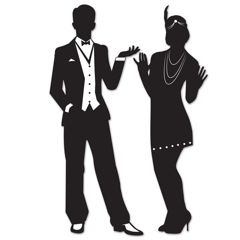 Great 20's 2 pièces Silhouettes