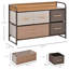 2 tiroirs, 5 tiroirs pour une solution de rangement dans la chambre à coucher