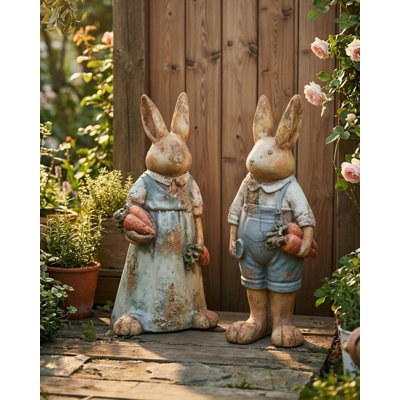Animals Ceramic / Porcelain Garden Statue