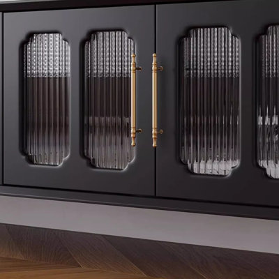 American modern medieval style TV stand
